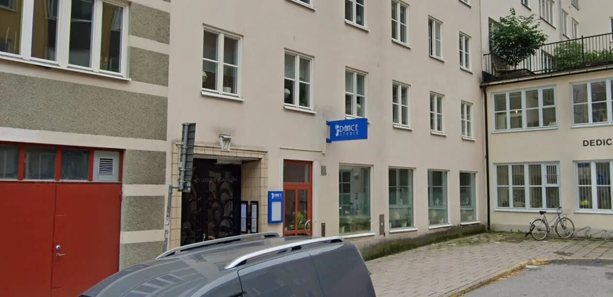 iDance Studio Söder, Stockholm – studio entrance and facade — salsa, bachata, zouk venue in Stockholm