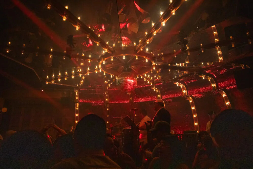 El Babalú salsa dance hall interior in Mexico City