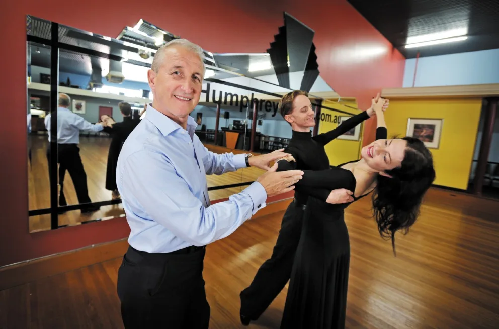 Spacious dance floor with lighting at Humphreys Dance Studio Perth