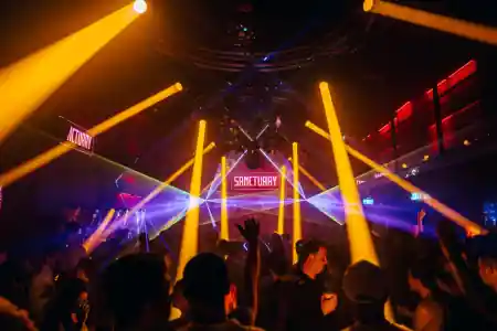 Universal Sydney dance floor interior with lighting system, Darlinghurst — salsa, bachata venue in Sydney