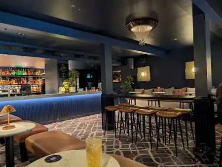 Lounge bar and seating area inside Universal Sydney dance venue — salsa, bachata venue in Sydney