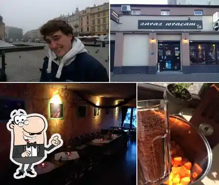 Exterior view of Zaraz Wracam Tu pub on Miodowa street in Krakow — salsa venue in Krakow