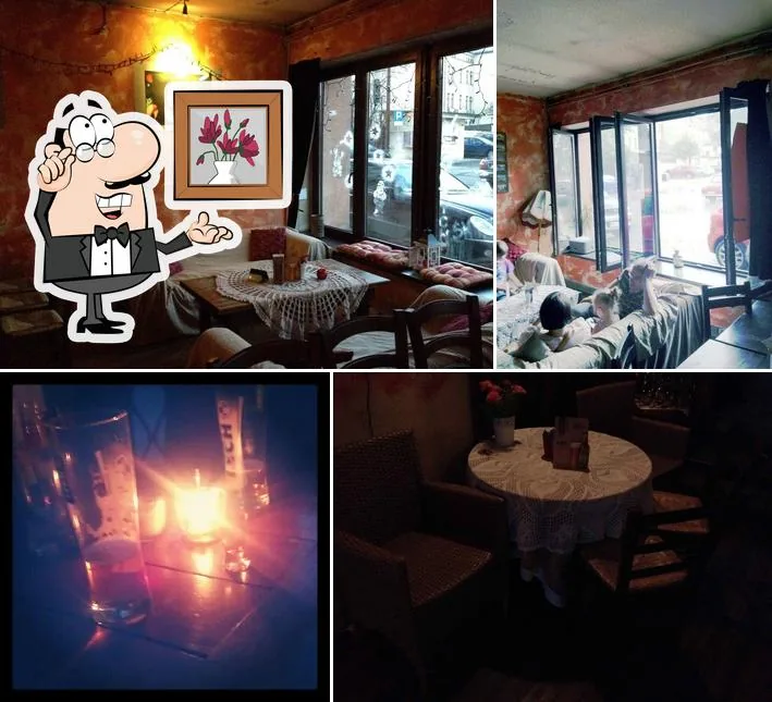 Artistic wall decor and quirky design at Zaraz Wracam Tu in Kazimierz