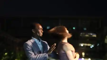 Bürgerhaus Salzmannbau couple dancing outdoors at salsa event