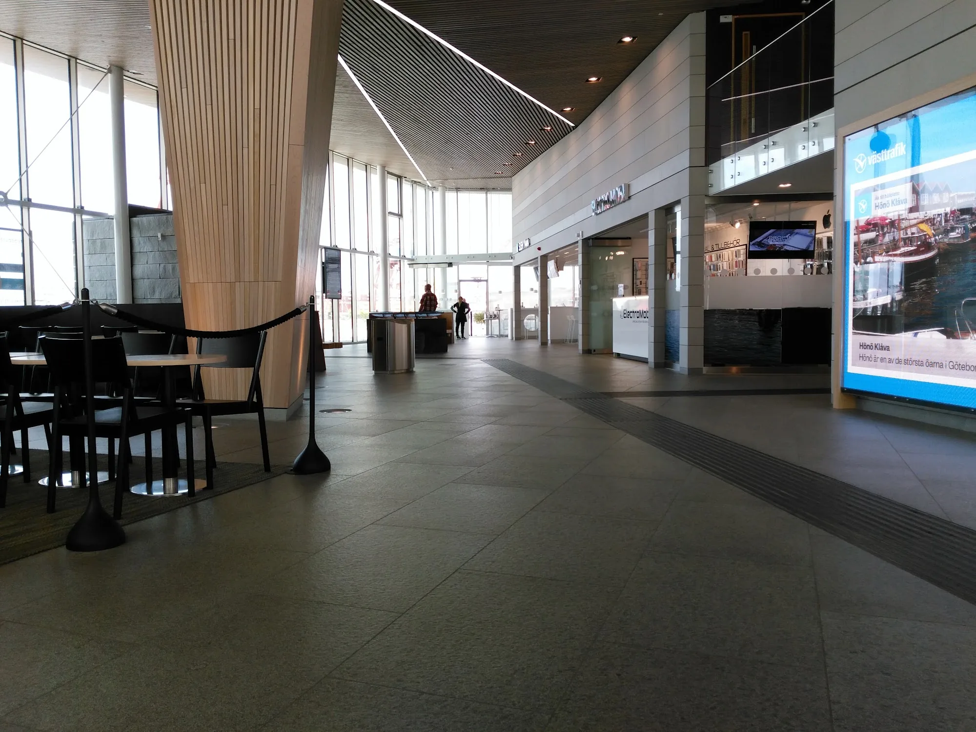 Stenpiren transit hub interior in Gothenburg Sweden