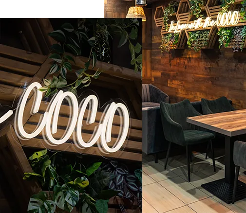 Food and dining experience at COCO Lounge Warsaw