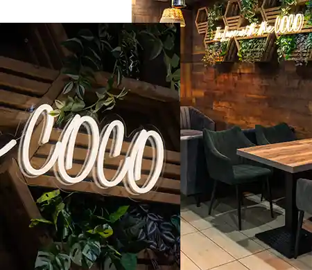 Food and dining experience at COCO Lounge Warsaw — salsa, bachata venue in Warsaw