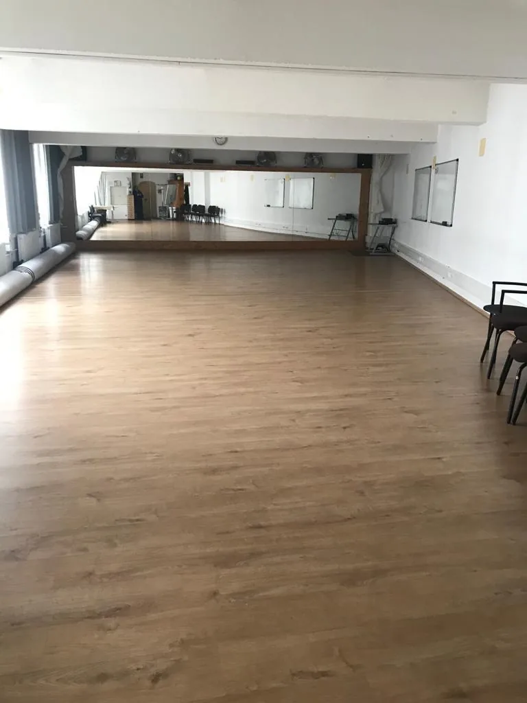 White Studio dance room at Tanzstudio Rebecca, Munich