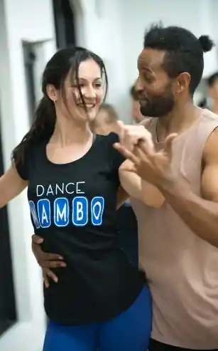 Social dancing at Dance Mambo studio in Ultimo, Sydney — zouk venue in Sydney