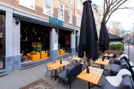 BrewDog craft beer bar exterior on Witte de Withstraat in Rotterdam — kizomba venue in Rotterdam
