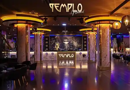 Dance floor at Sala Templo, Madrid — salsa, bachata venue in Madrid