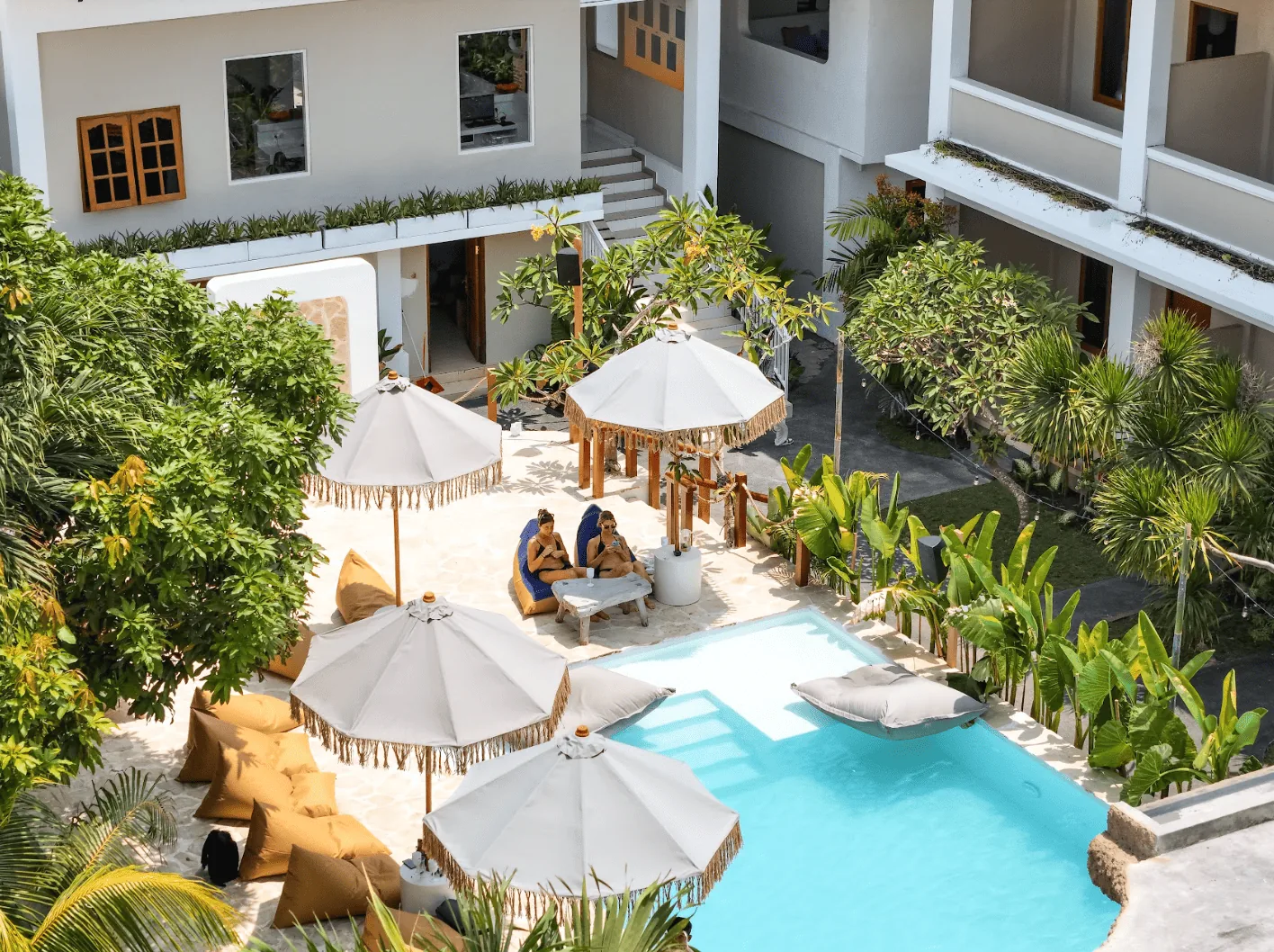 Mad Monkey Hostel building and social area, Uluwatu, Bali