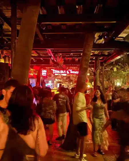 La Favela nightclub interior, Seminyak, Bali — salsa, bachata venue in Bali