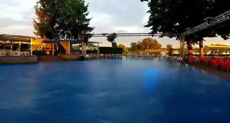 Sunset Play Milano exterior view of the lakeside club venue in Mediglia — bachata, salsa venue in Mediglia