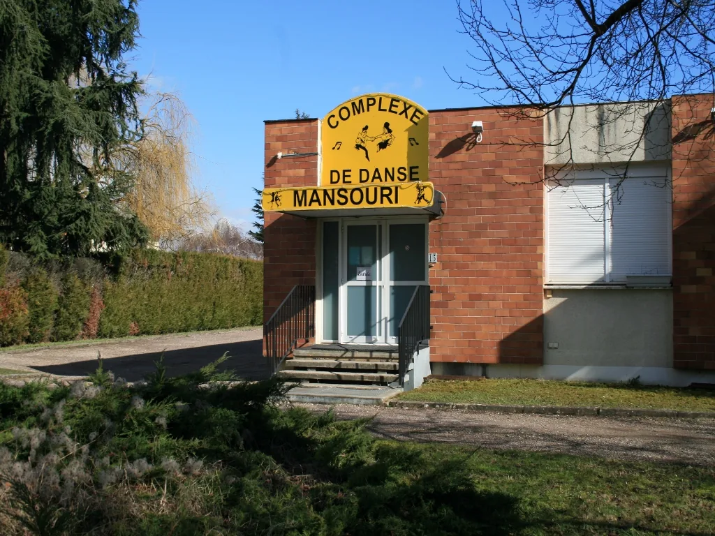 Complexe de Danse Mansouri branded exterior entrance in Dijon France