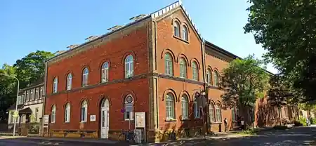 Street view of the IBZ Bielefeld on Teutoburger Strasse, the community centre where La Noche Caliente is held, salsa venue in Bielefeld
