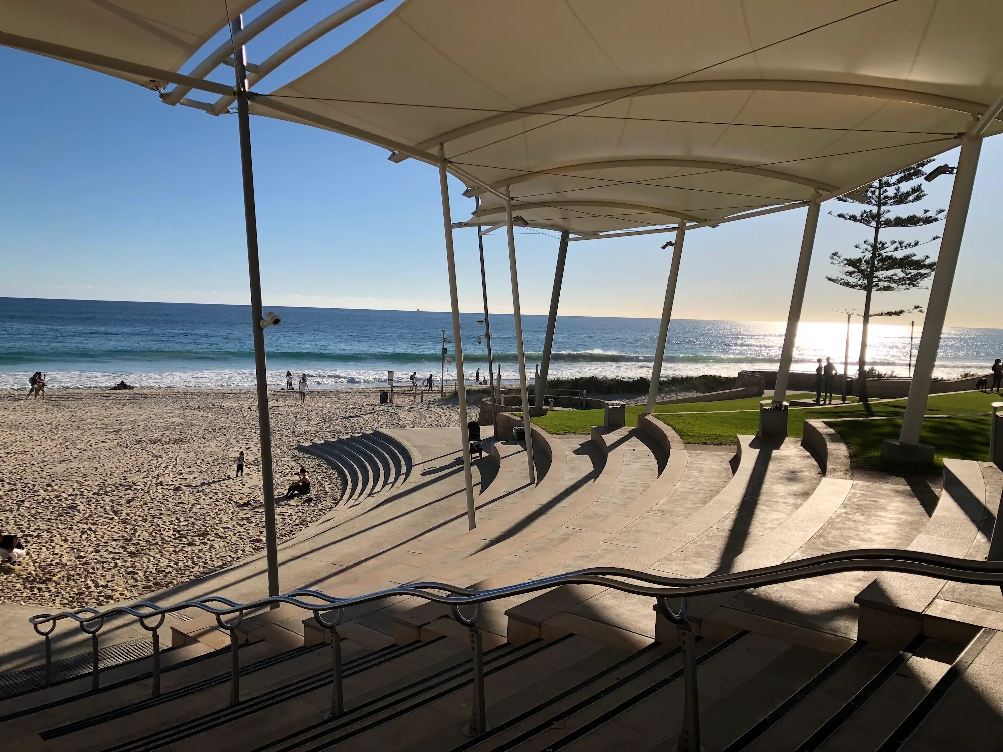 Outdoor amphitheatre stage at Scarborough Beach Perth