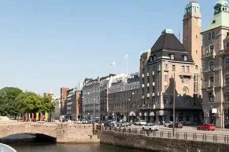 Elite Hotel Savoy grand interior with event space in Malmö Sweden — salsa, bachata, kizomba venue in Malmö