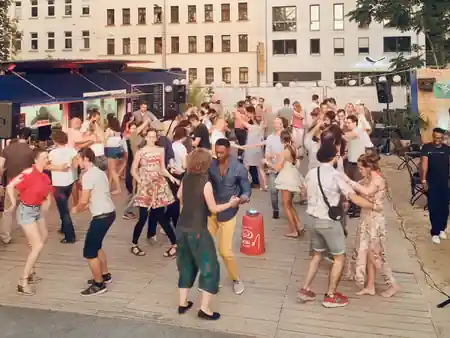 Social dancing at Karibik Afterwork, Stadthafen Leipzig — salsa, bachata, kizomba venue in Leipzig