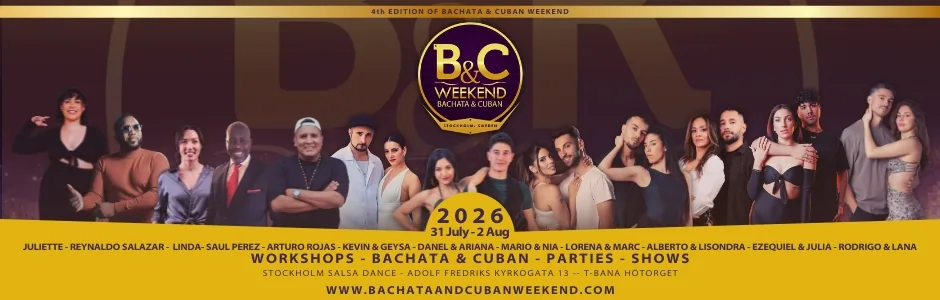 Stockholm Salsa Dance, Stockholm – bachata and salsa weekend event