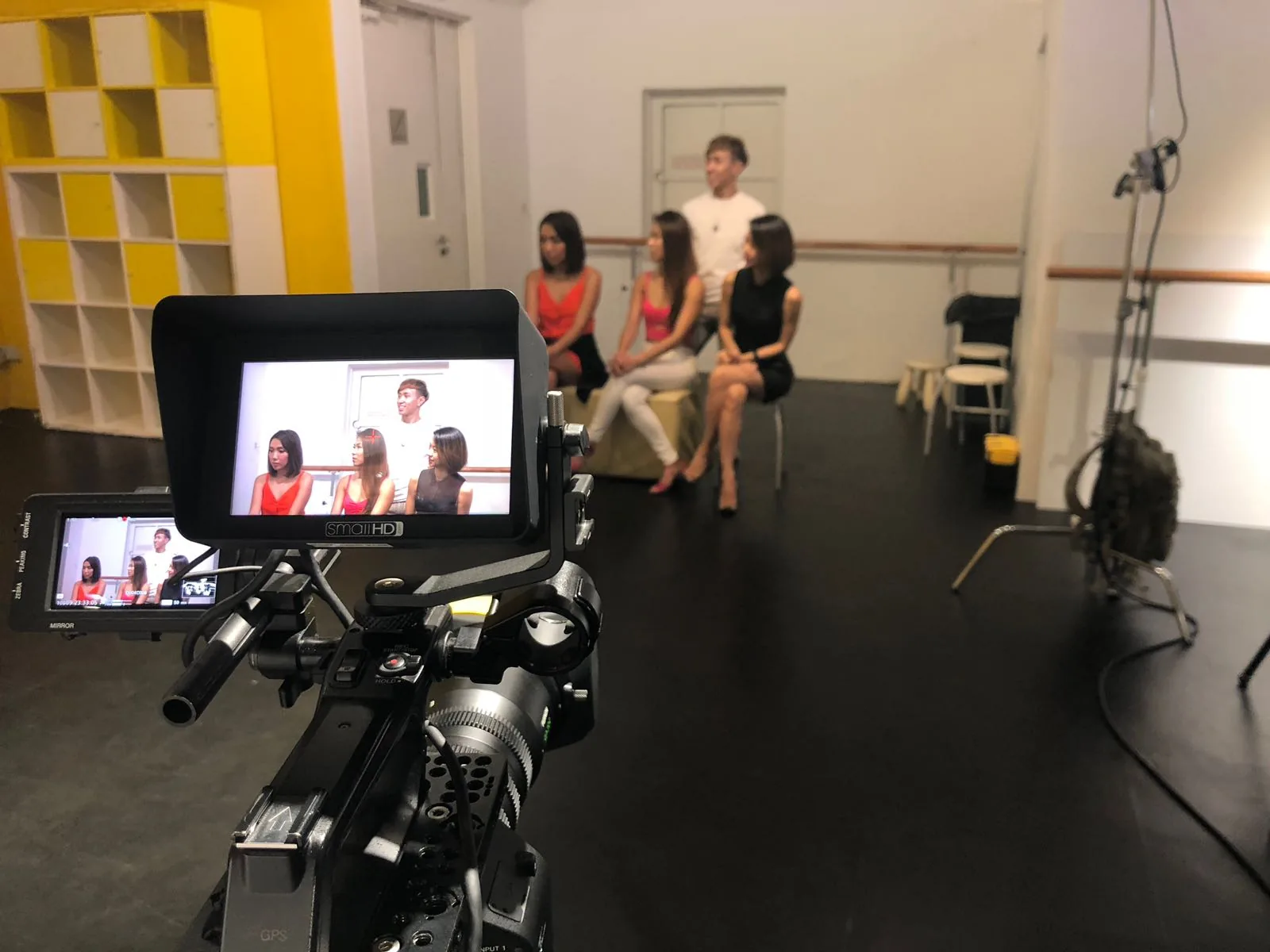 En Motion Dance School, Singapore – dance studio interior at Cineleisure Orchard