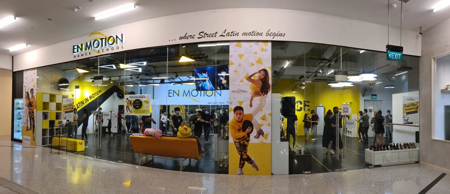 En Motion Dance School studio interior in Singapore