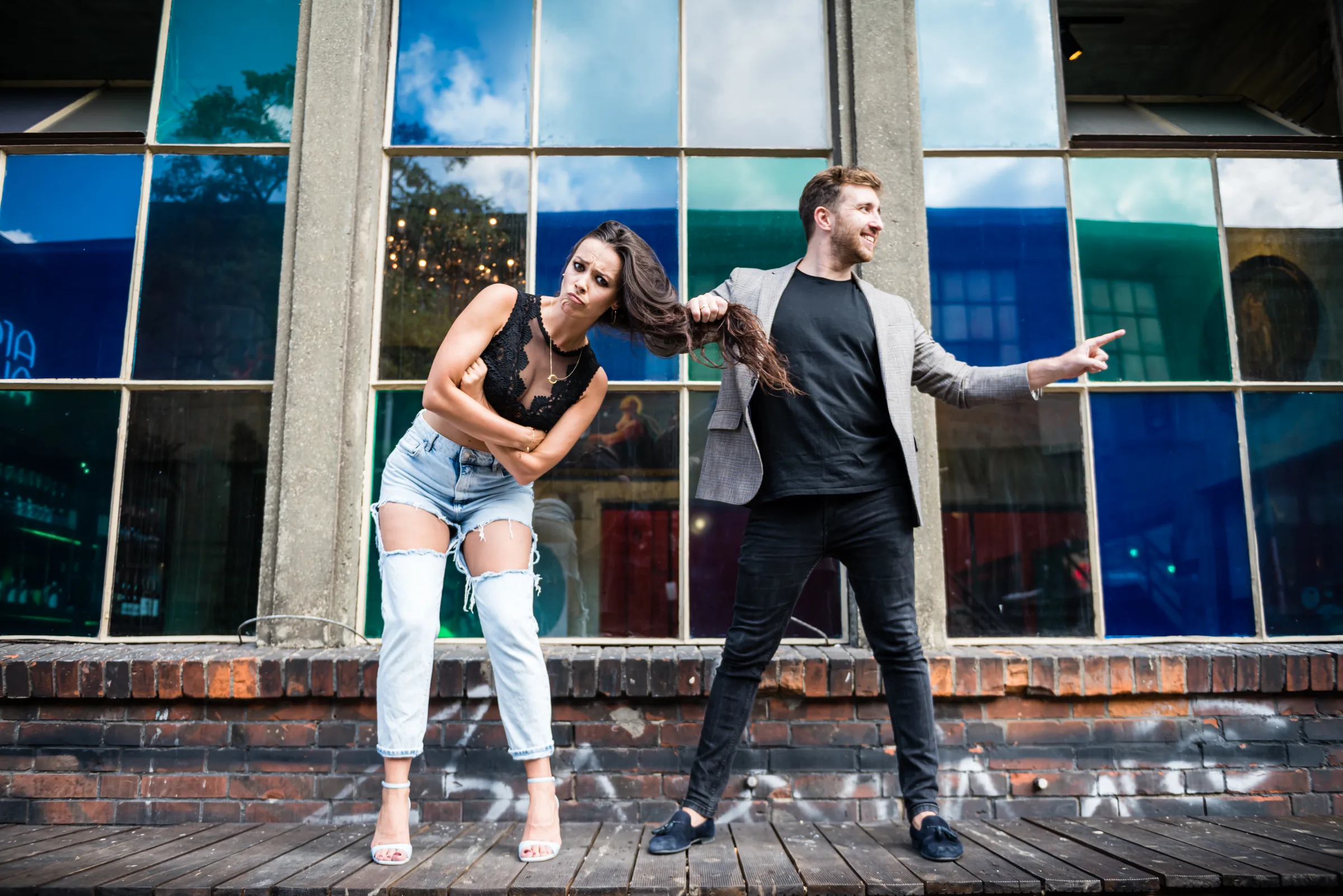 So!Salsa dance class participants in Gdansk Poland