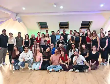 Beyond Dance Dublin dance class with instructor and students — bachata, kizomba venue in Dublin