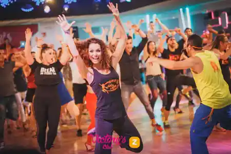 Salsa class at Victory's Club, Palma de Mallorca