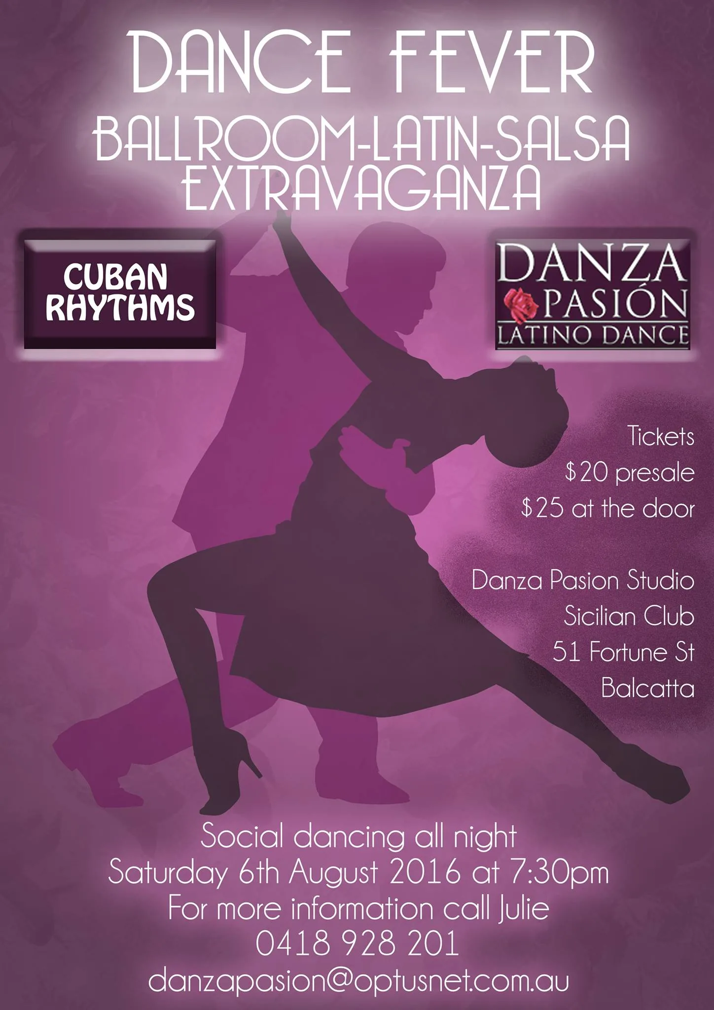 Danza Pasion - Salsa, Bachata dance venue in Perth