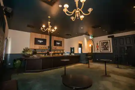 Subiaco Hotel bar and function room in Perth with chandeliers and dance space — salsa, bachata, kizomba, zouk venue in Perth
