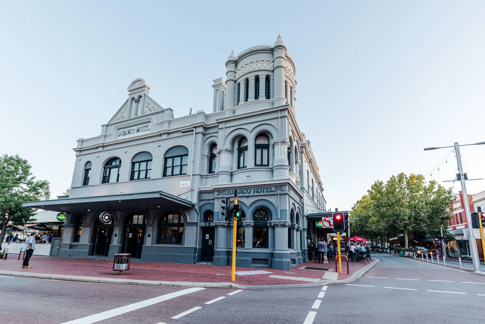 Grand hotel exterior at Subiaco Hotel Perth Australia