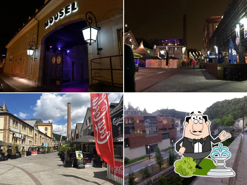 IKKI restaurant and bar facade at Rives de Clausen Luxembourg City