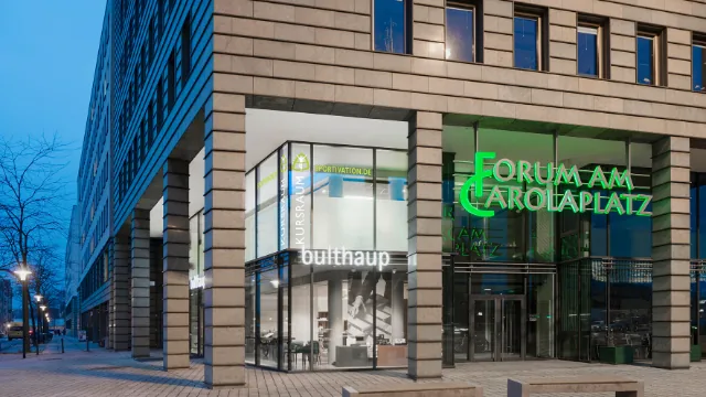 Kursraum Carolaforum venue interior in Dresden — salsa, bachata venue in Dresden