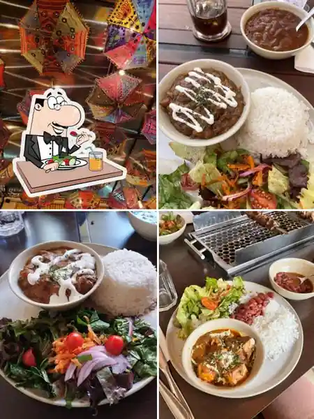 Colorful meals at Baba Culinaria Indiana restaurant in Floripa — salsa venue in Florianópolis