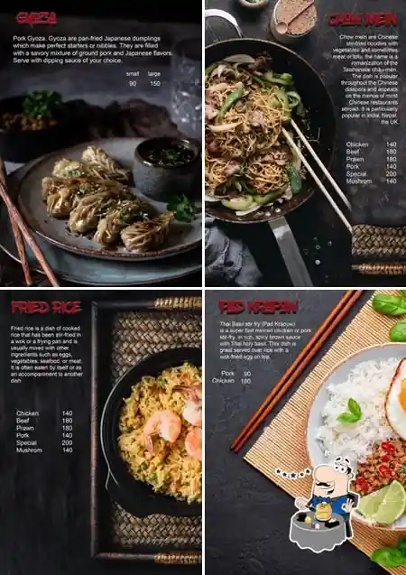 Reyn's Bar food and drinks served at the casual Rawai restaurant and bar in Phuket — salsa, bachata, kizomba venue in Phuket