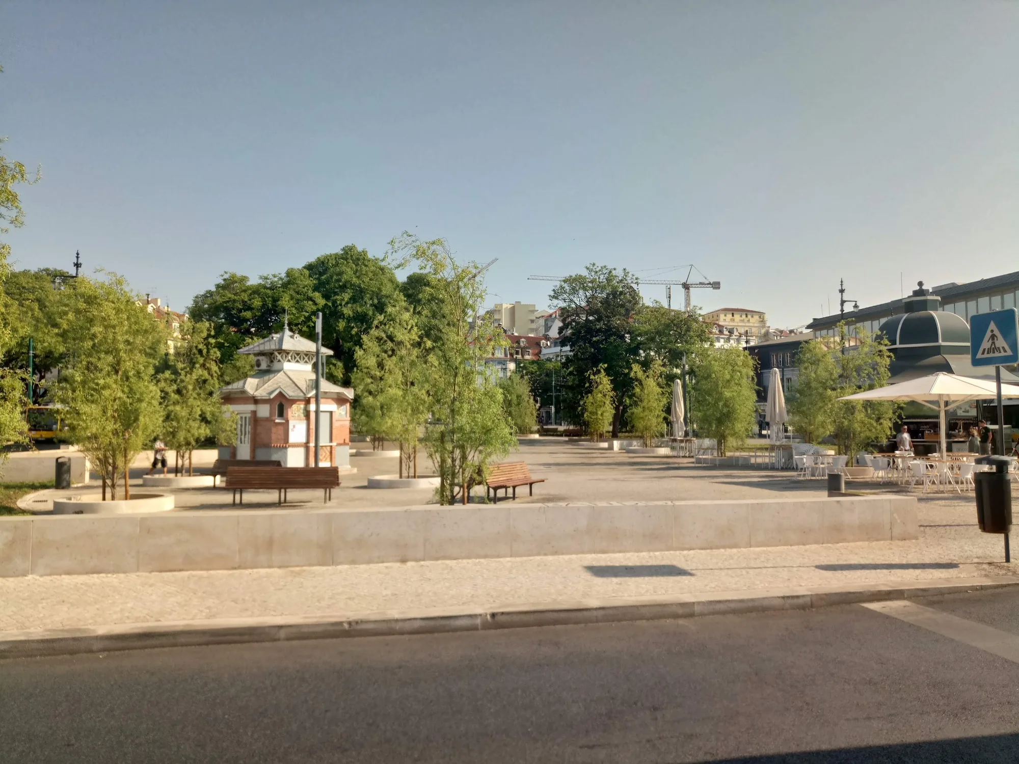 Open plaza used for dance