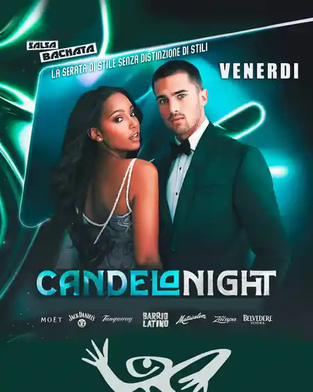 Salsa Nightclub Rome Candela Night event with Latin dance and live music
