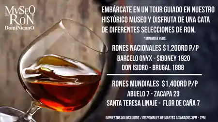 Bar and Museo del Ron Dominicano rum tasting event in Santo Domingo — bachata, salsa venue in Santo Domingo