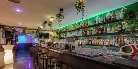 Bar area at El Sabor Cubano, Barcelona — salsa, bachata venue in Barcelona