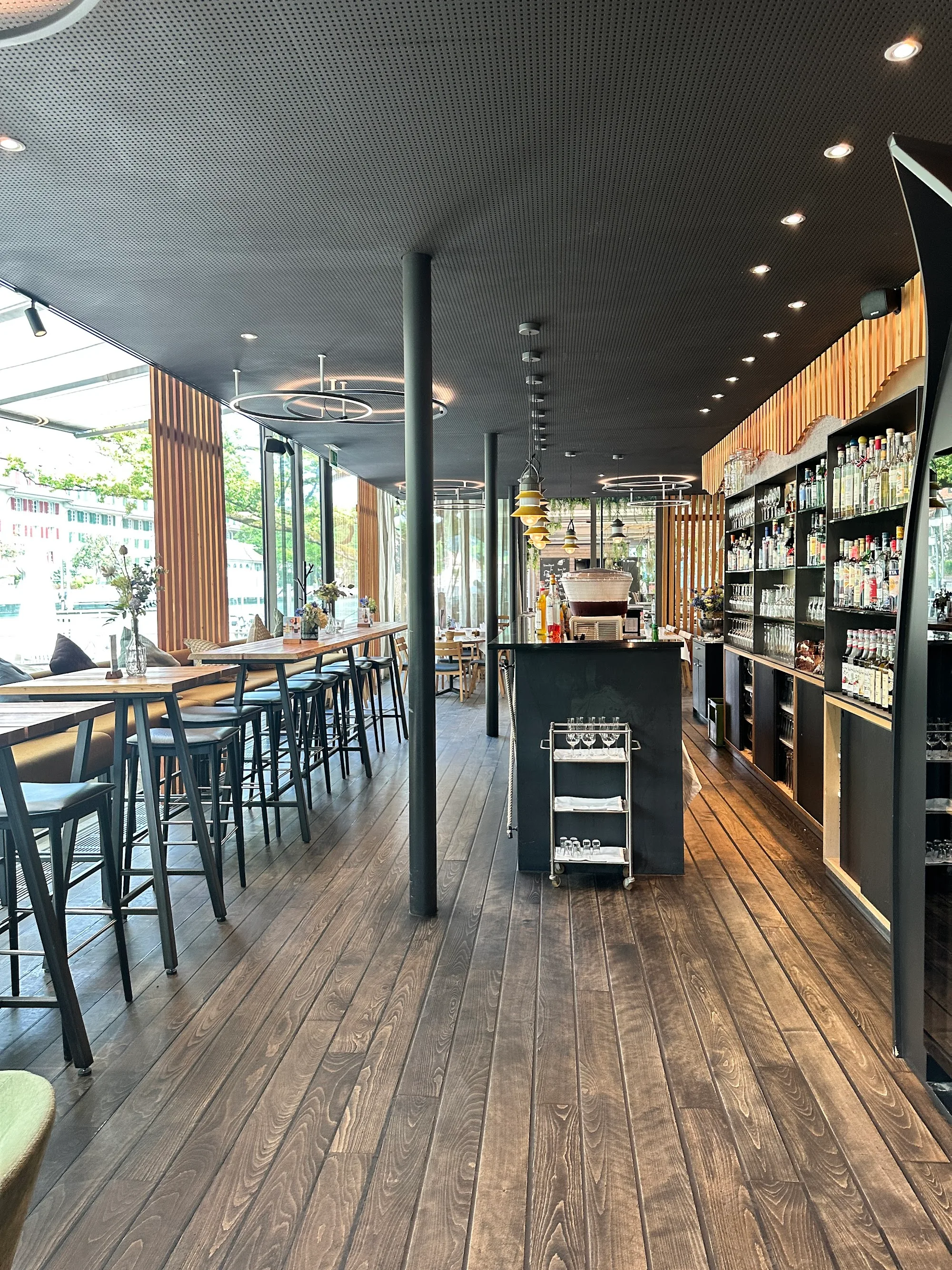 Interior bar and lounge seating at Lounge Schwellenmatteli, Bern — salsa venue in Bern