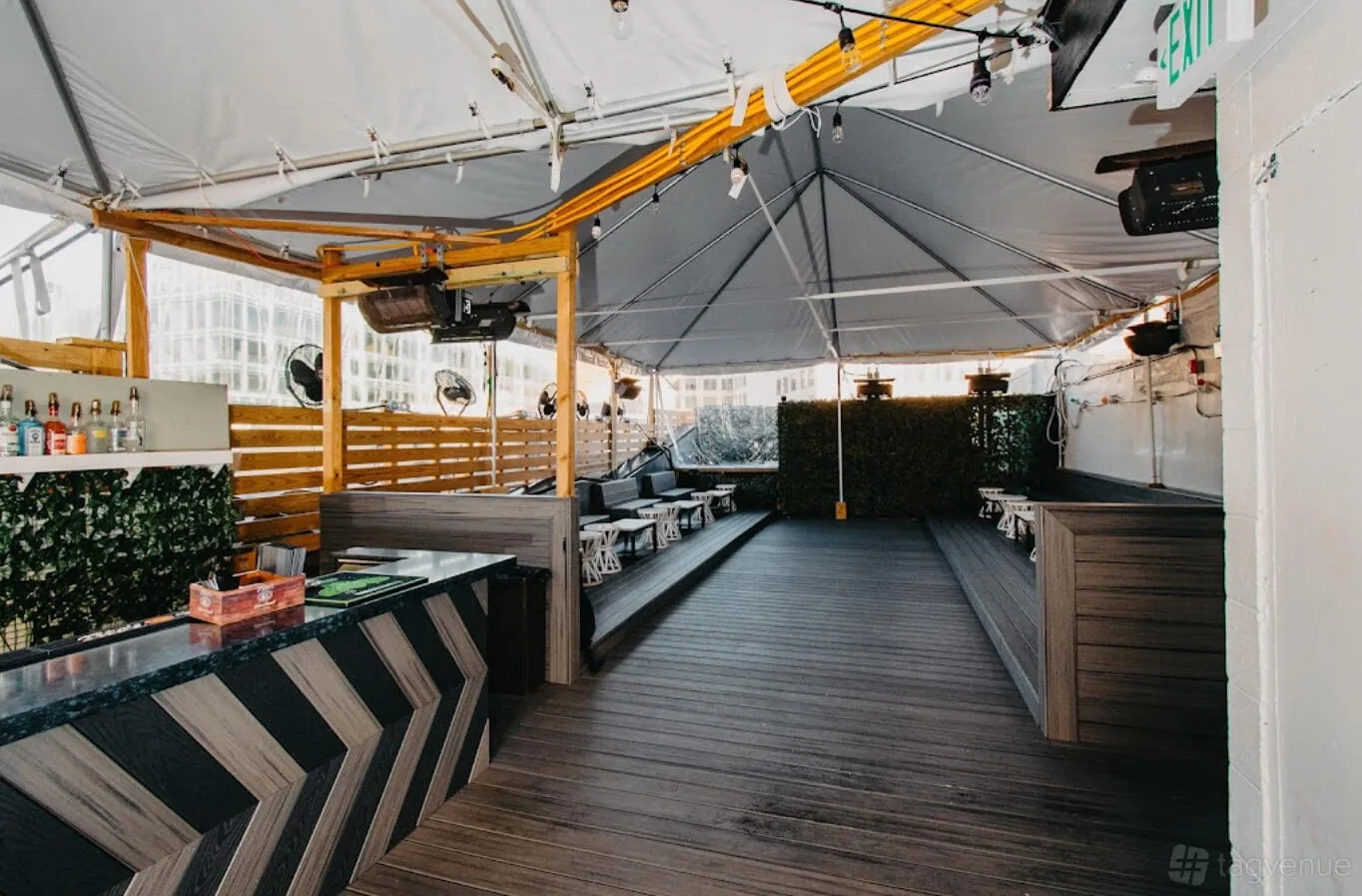 Public Bar Live rooftop terrace in Dupont Circle Washington DC
