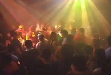 Dance floor and live music night at Godofredo Bar, Brasilia — bachata, kizomba, salsa, zouk venue in Brasília