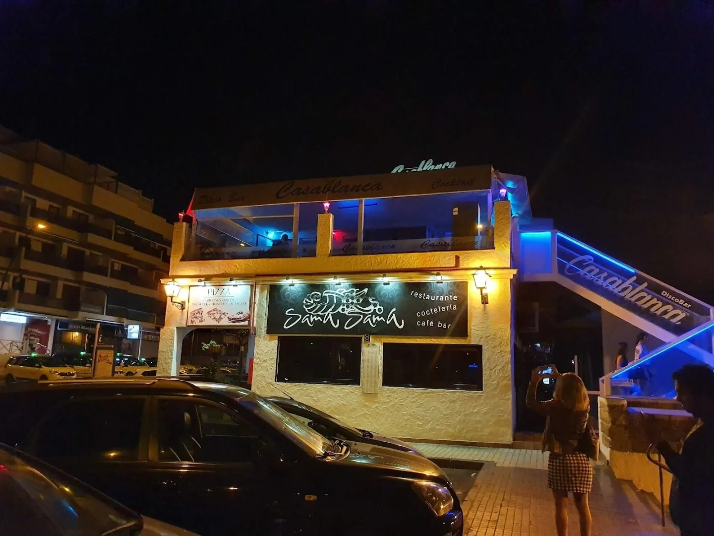 Interior of Casablanca Disco Bar, Los Cristianos, Tenerife — salsa, bachata venue in Tenerife (Las Américas)