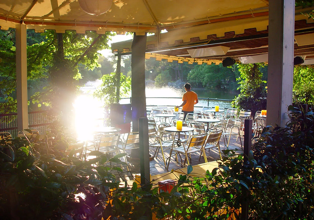 Chalet dei Giardini Margherita venue exterior in Bologna park setting — bachata, salsa venue in Bologna