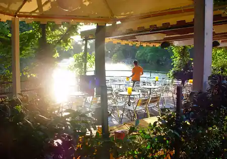 Chalet dei Giardini Margherita venue exterior in Bologna park setting — bachata, salsa venue in Bologna