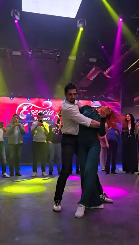 Bachata performance at Sala Pandora, Seville