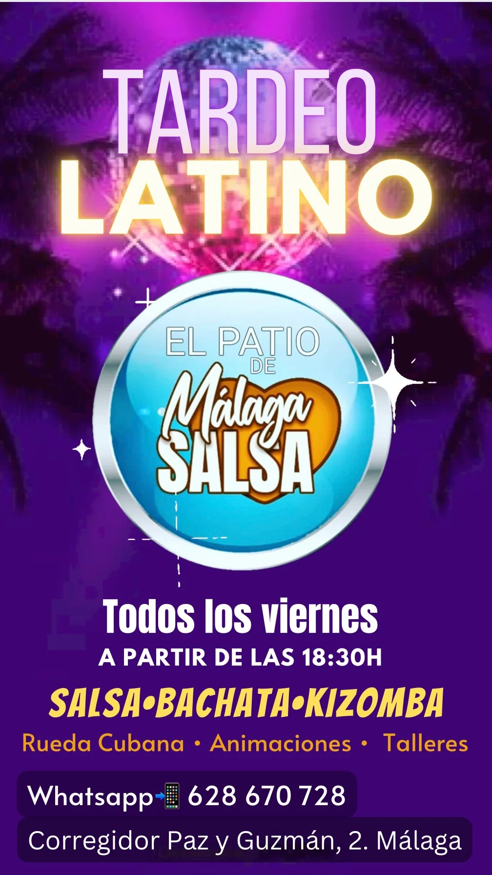 El Patio de Málaga Salsa - Salsa, Bachata dance venue in Málaga