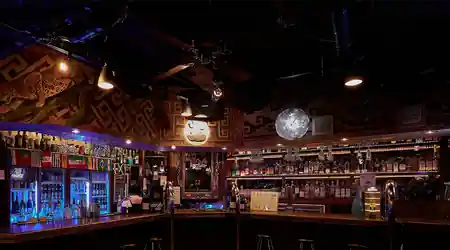 El Cafe Latino Roppongi interior with people dancing salsa in Tokyo